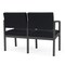 Lesro Lenox 2 Seat Tandem Seating W/ No Center Arm, 43.5 in W 24.5 in L 32 in H LS2101 - alternate 2